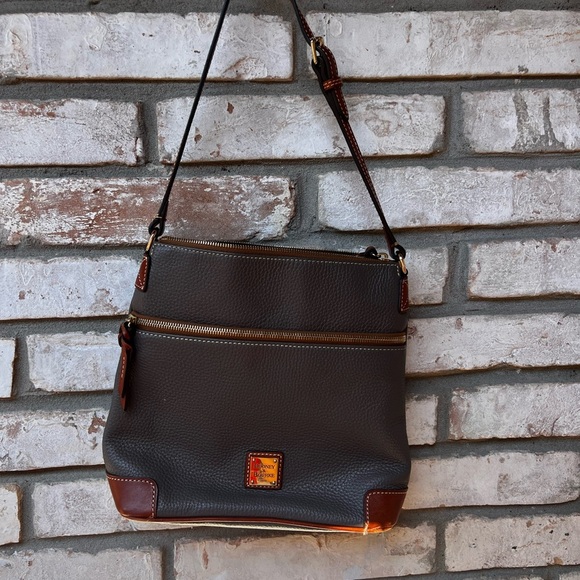 Dooney & Bourke Dark Brown Shoulder Bag - Picture 1 of 14